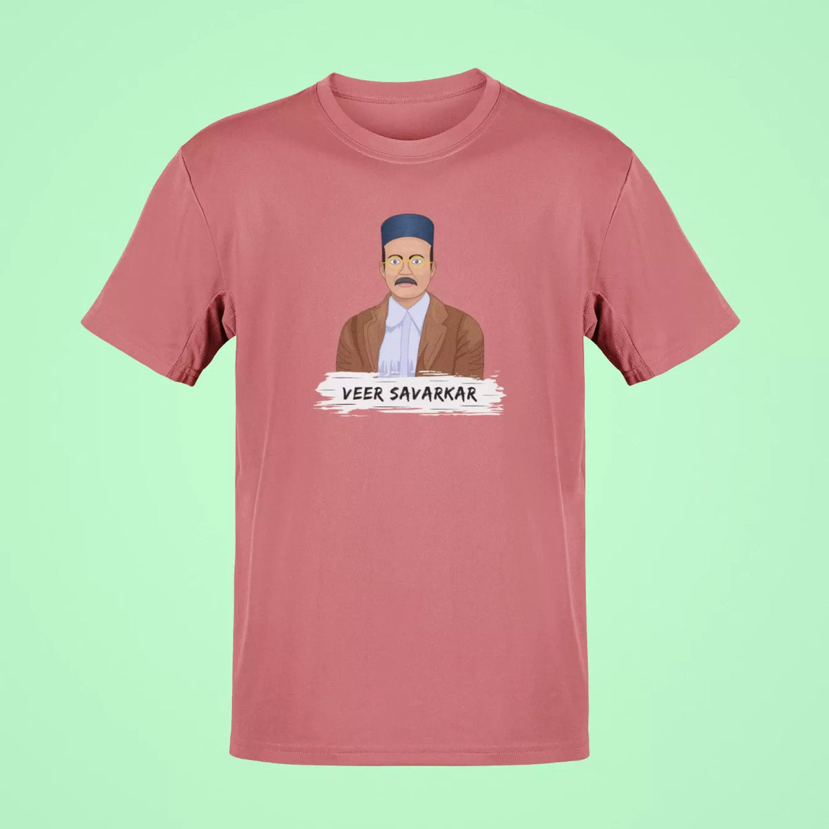 veer savarkar oversized t shirt rose