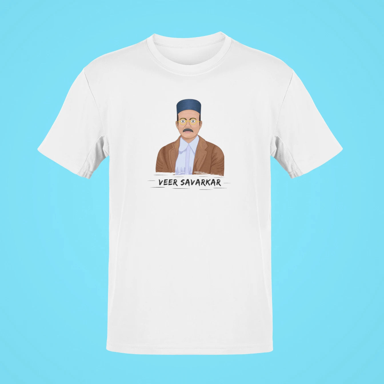 veer savarkar oversized t shirt white