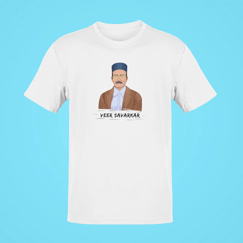 veer savarkar oversized t shirt white