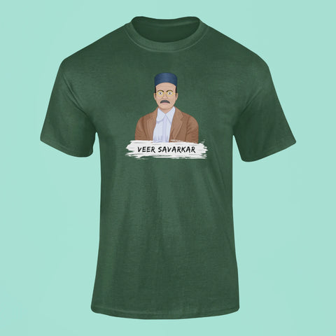 veer savarkar t shirt green