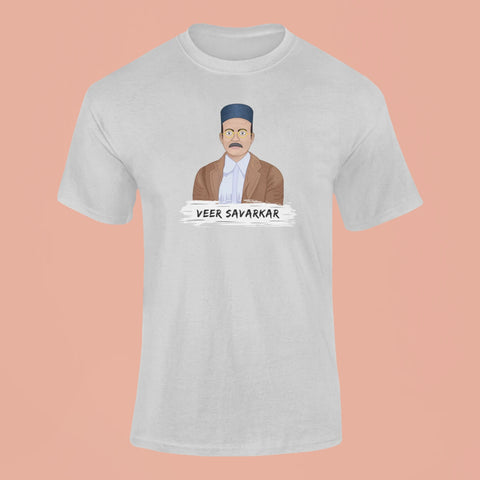 veer savarkar t shirt grey