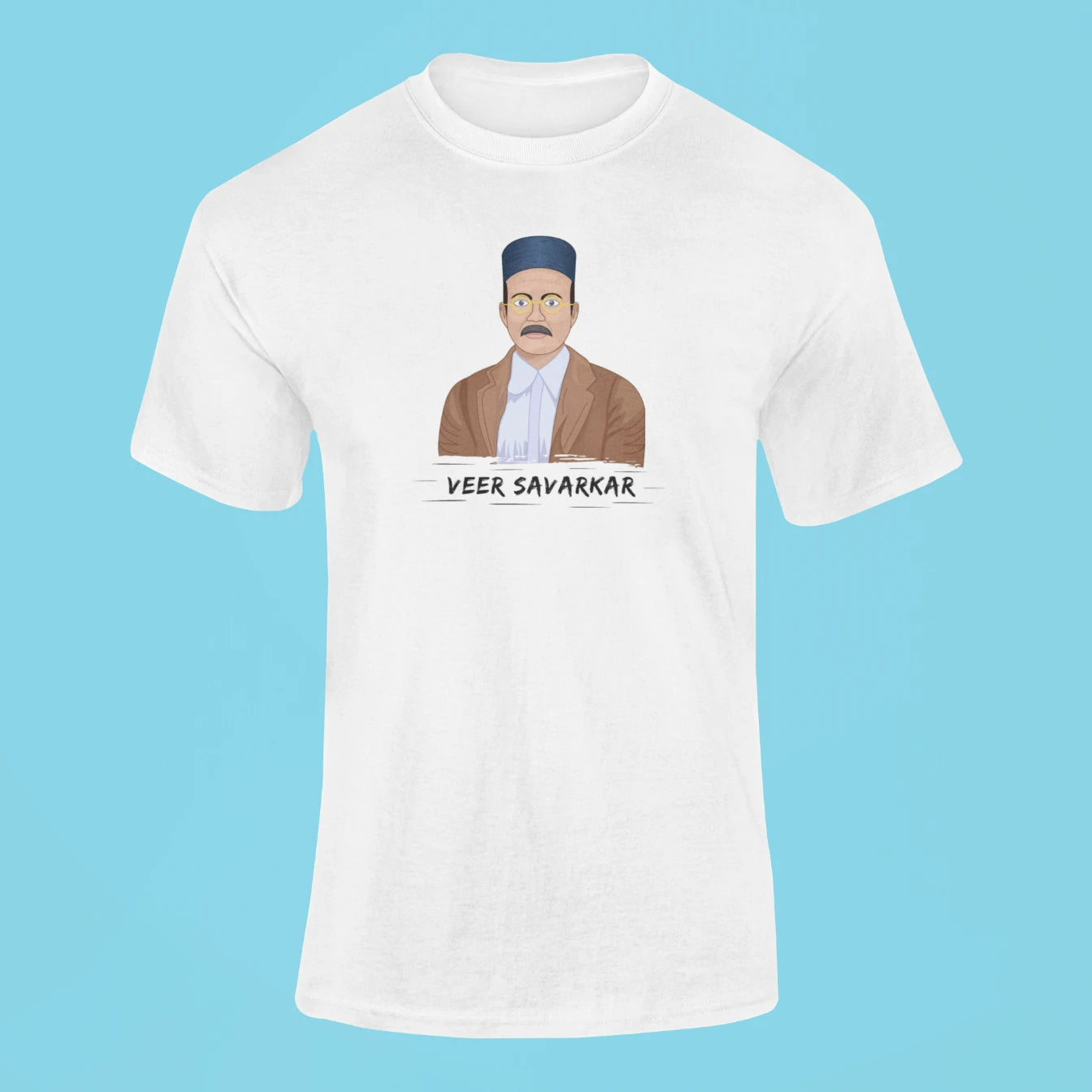 veer savarkar t shirt white