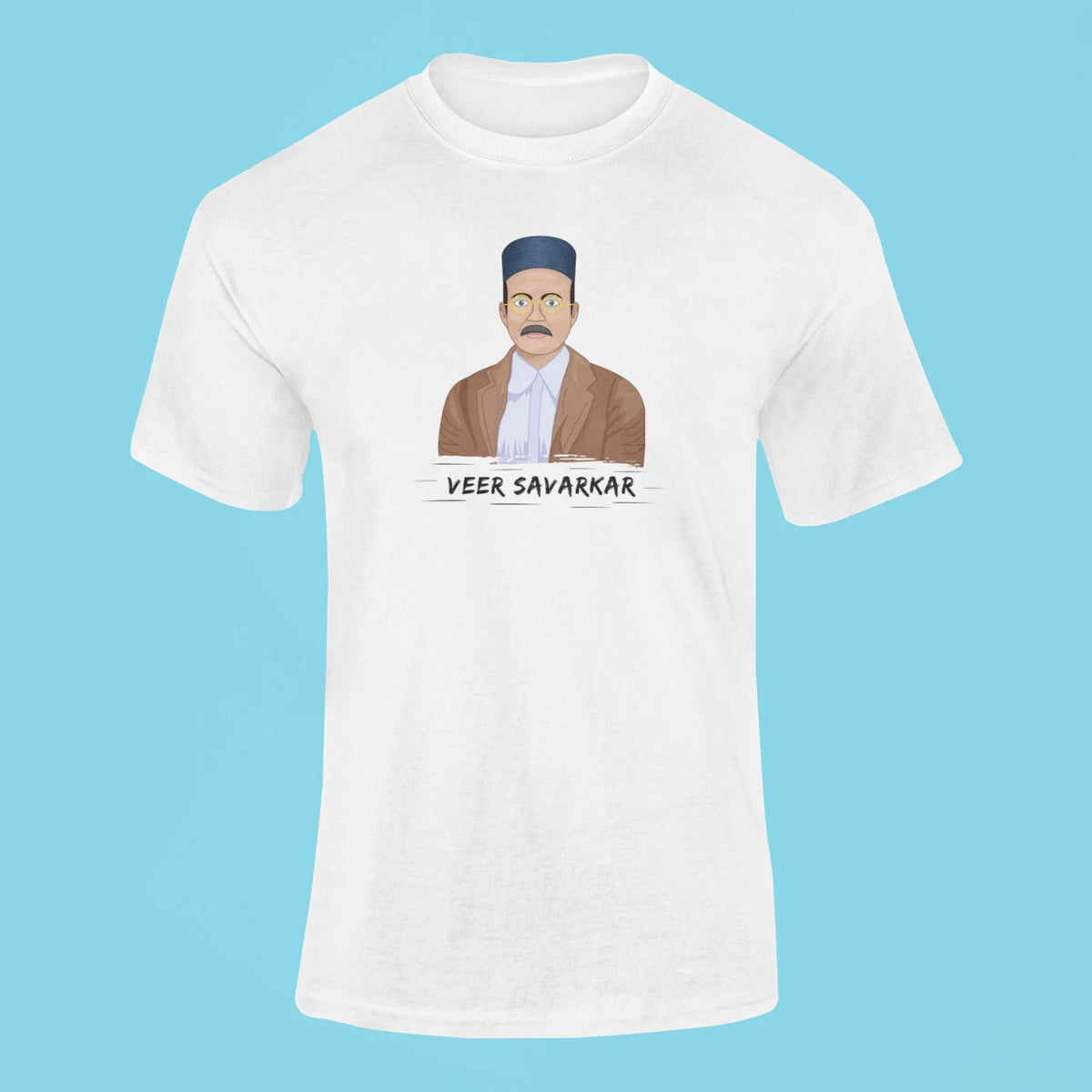 veer savarkar t shirt white