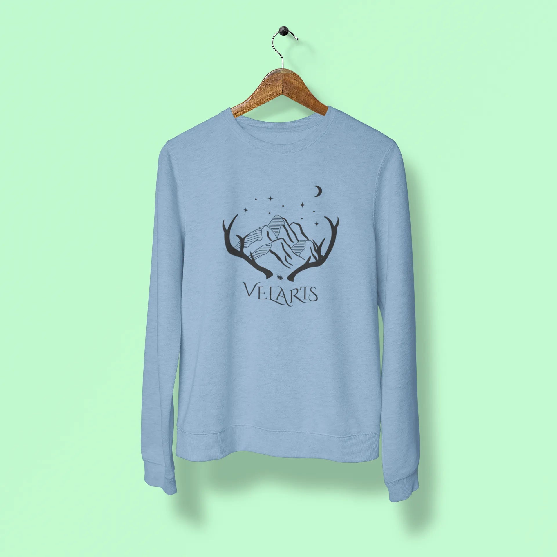 velaris unisex sweatshirt baby blue