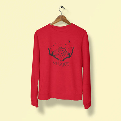 velaris unisex sweatshirt red