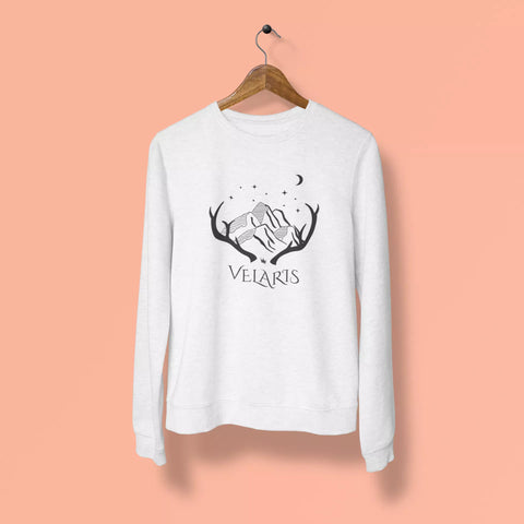 velaris unisex sweatshirt white