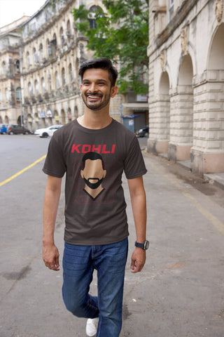 Virat Kohli Face Outline T-shirt