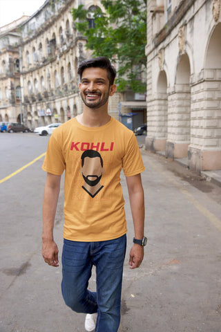 Virat Kohli Face Outline T-shirt