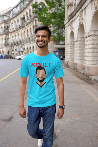 Virat Kohli Face Outline T-shirt