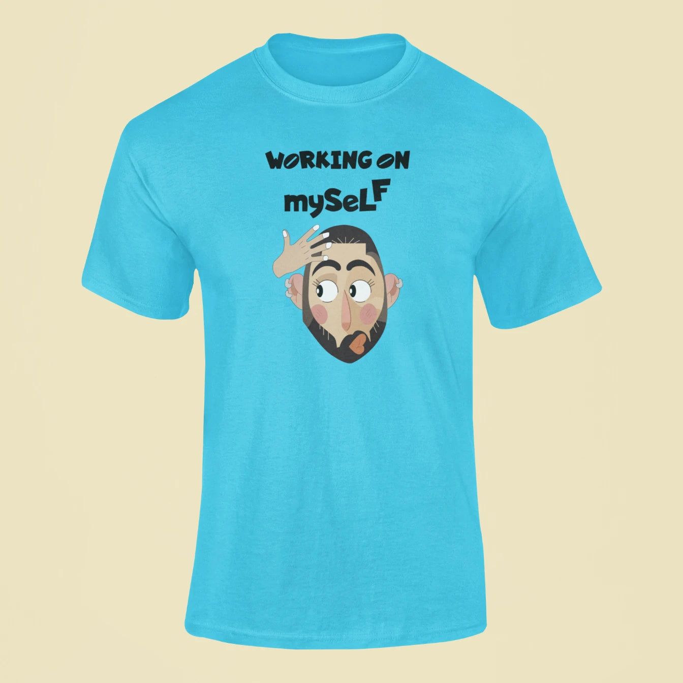 working-on-myself-t-shirt-sky-blue