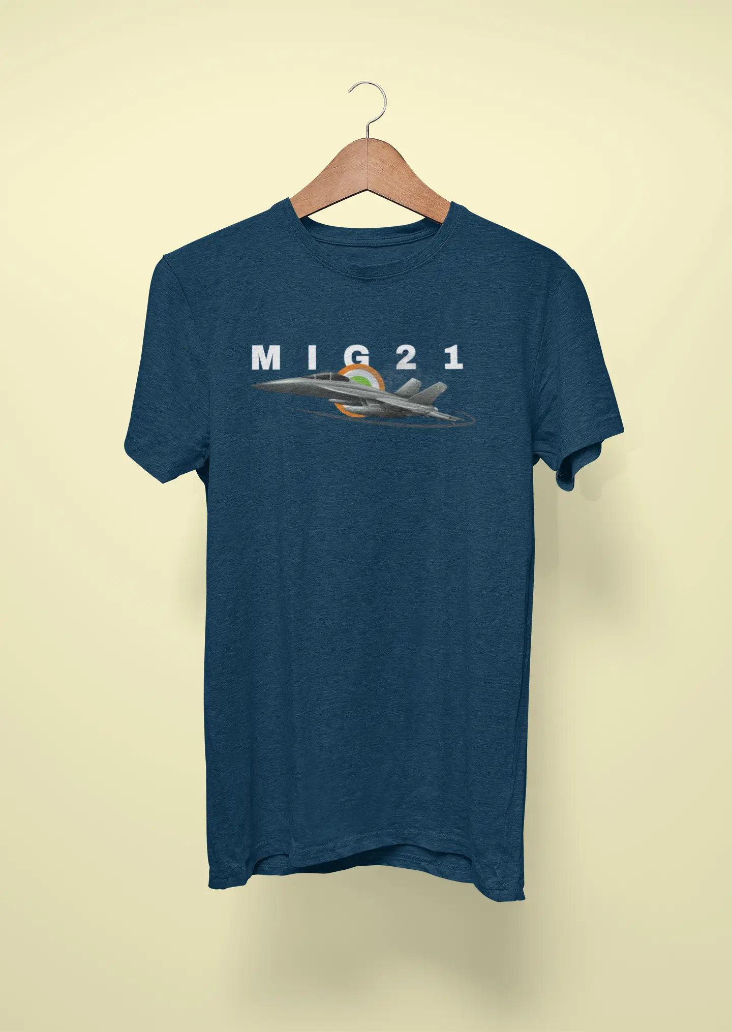 mig 21 t shirt navy blue