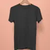 mens solid t shirt black