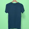 mens solid t shirt navy blue