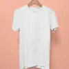 mens solid t shirt white