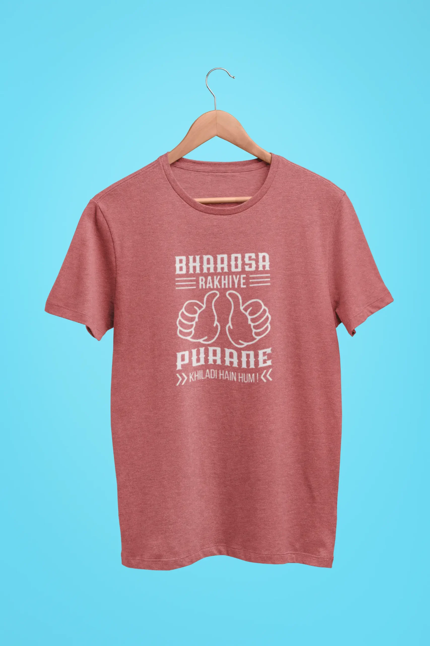 Bharosa rakhiye, purane khiladi hain hum Oversized T-Shirt