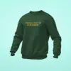 indian navy sham no varunah unisex sweatshirt green