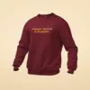 indian navy sham no varunah unisex sweatshirt maroon