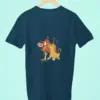 lion king simba timon pumba front back print oversized t shirt navy blue 1 scaled